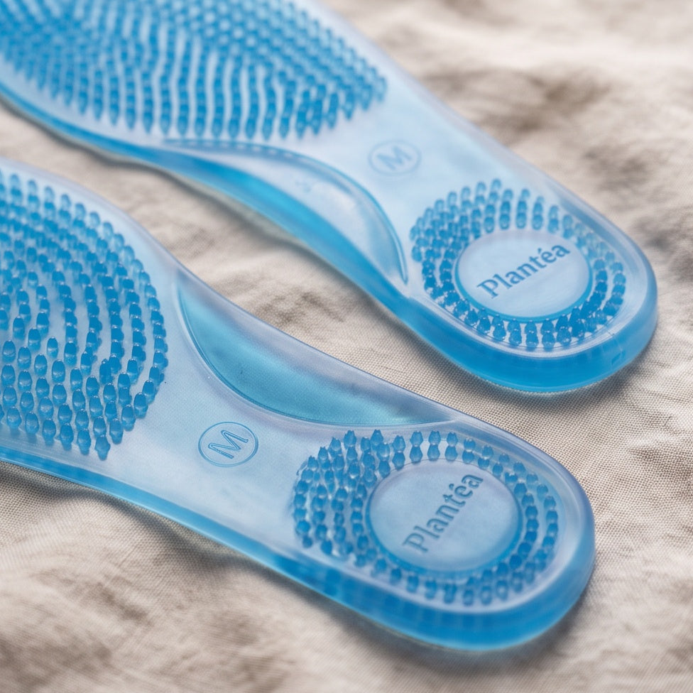 Semelles de massage en silicone à picots